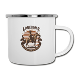 Lone Banner Camper Mug - white