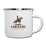 Lonesome Rider Camper Mug - white