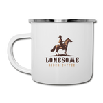 Lonesome Rider Camper Mug - white